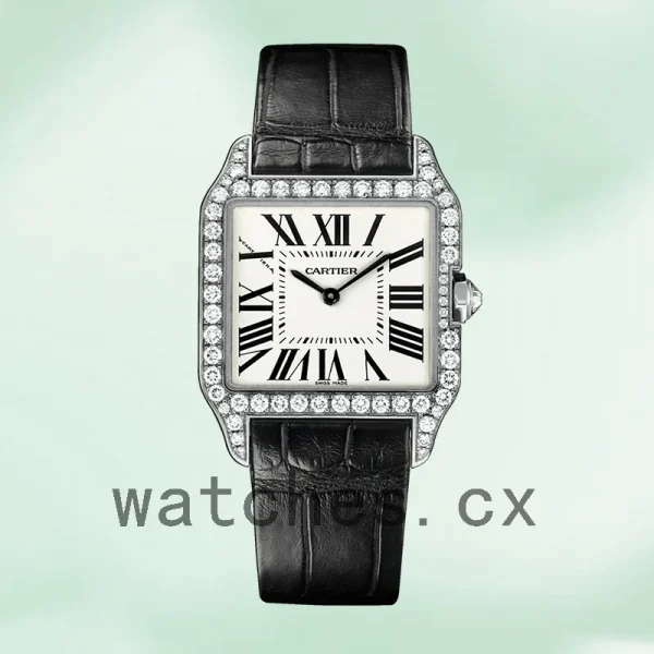 Cartier Santos Ladies 33mm WH100251 Silver-tone Quartz - Image 2