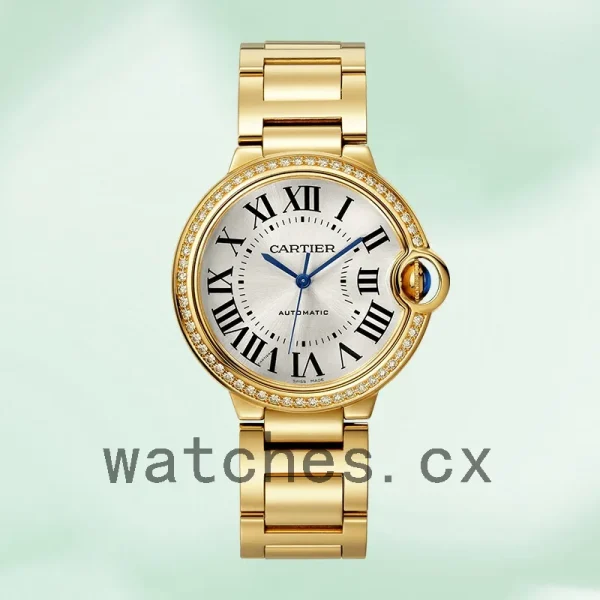 Cartier Ballon Bleu 36mm WJBB0043 Ladies Silver Dial Gold-tone - Image 2