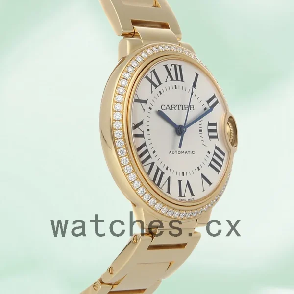 Cartier Ballon Bleu 36mm WJBB0043 Ladies Silver Dial Gold-tone - Image 4