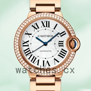 Cartier Ballon Bleu WJBB0067 Ladies 36mm Bracelet Rose Gold-tone