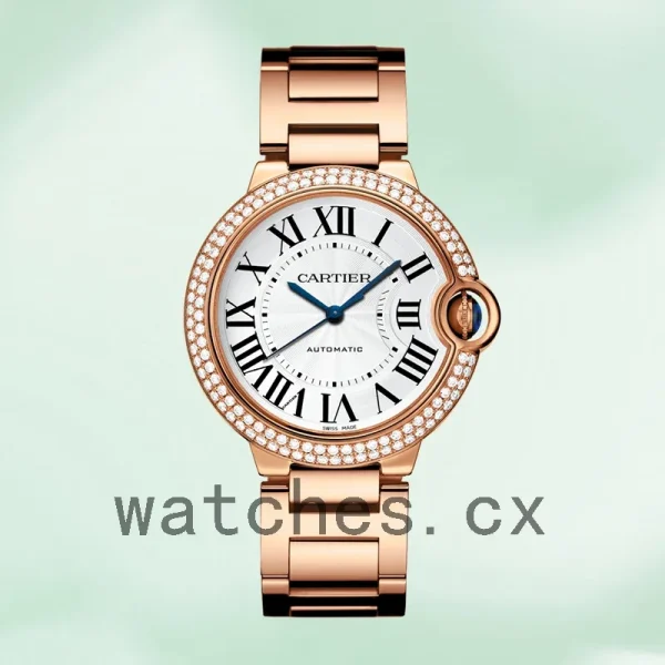 Cartier Ballon Bleu WJBB0067 Ladies 36mm Bracelet Rose Gold-tone - Image 2