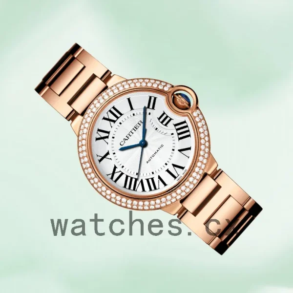 Cartier Ballon Bleu WJBB0067 Ladies 36mm Bracelet Rose Gold-tone - Image 3