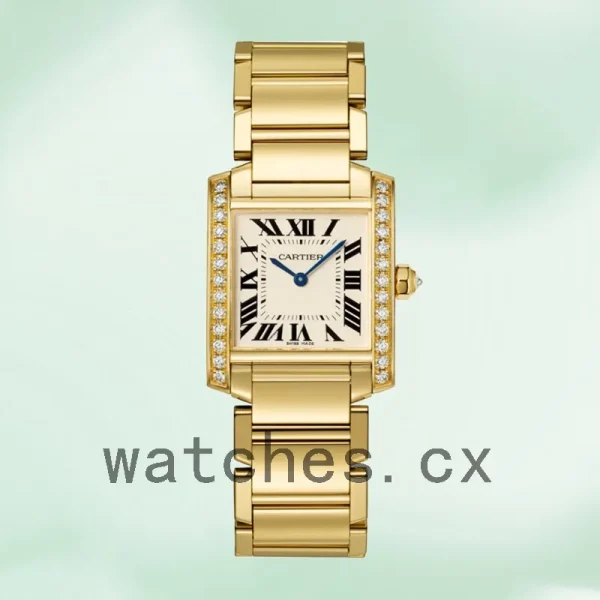 Cartier Tank Francaise Ladies 25mm/34mm WJTA0025 White Dial Quartz - Image 2
