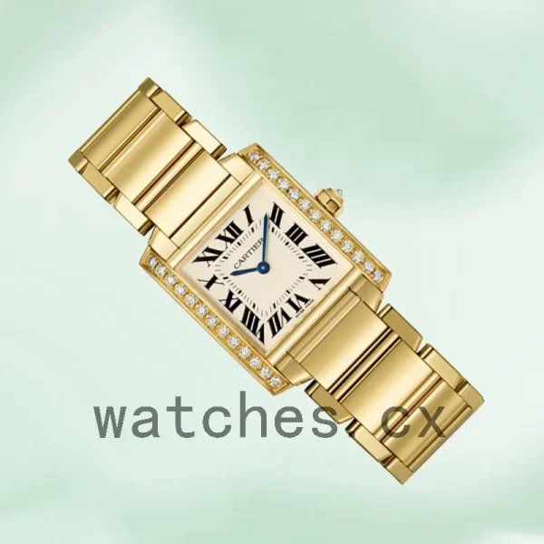 Cartier Tank Francaise Ladies 25mm/34mm WJTA0025 White Dial Quartz - Image 3