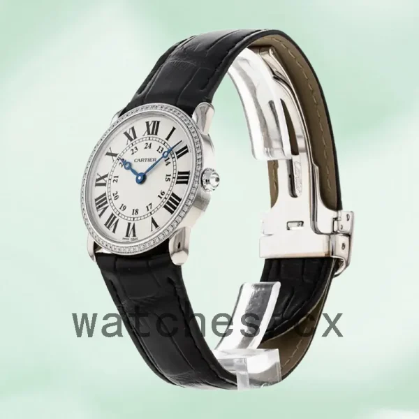 Cartier Ronde 30mm/36mm WR000251 Ladies White Dial - Image 4