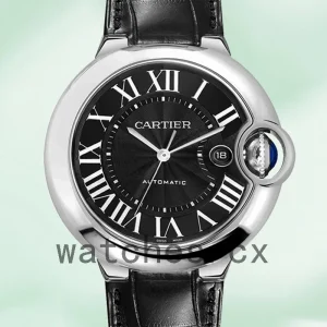 Cartier Ballon Bleu Men's WSBB0003 36mm/42mm Black Dial Automatic