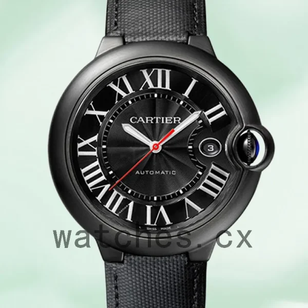 Cartier Ballon Bleu Men's 42mm WSBB0015 Black Dial