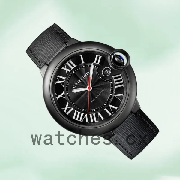 Cartier Ballon Bleu Men's 42mm WSBB0015 Black Dial - Image 3