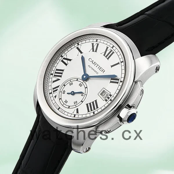 Cartier Calibre Men's 42mm WSCA0003 Silver Dial - Image 4