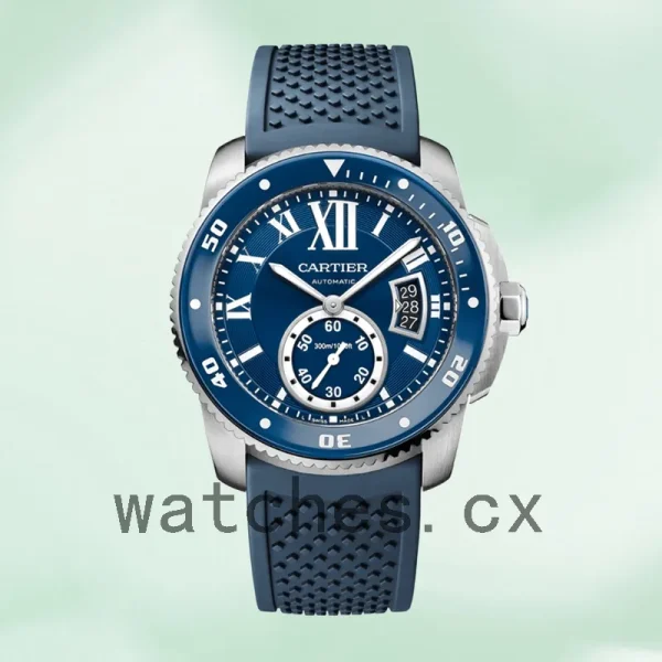 Cartier Calibre WSCA0011 Men's 42mm Blue Dial - Image 2