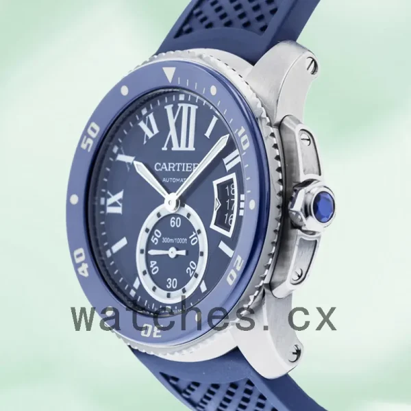 Cartier Calibre WSCA0011 Men's 42mm Blue Dial - Image 3