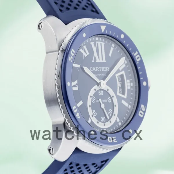 Cartier Calibre WSCA0011 Men's 42mm Blue Dial - Image 4