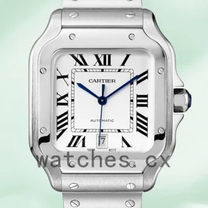 Cartier Santos WSSA0018 Men's 39mm White Dial