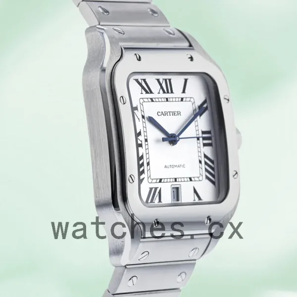 Cartier Santos WSSA0018 Men's 39mm White Dial - Image 3
