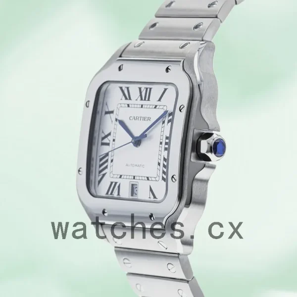 Cartier Santos WSSA0018 Men's 39mm White Dial - Image 4