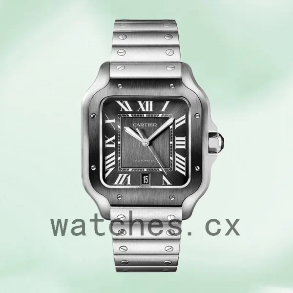 Cartier Santos WSSA0037 Men's 39mm Black Dial - Image 2