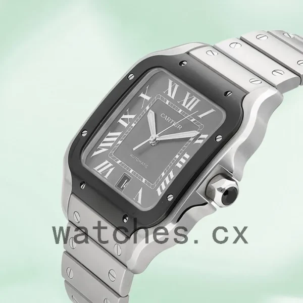 Cartier Santos WSSA0037 Men's 39mm Black Dial - Image 3