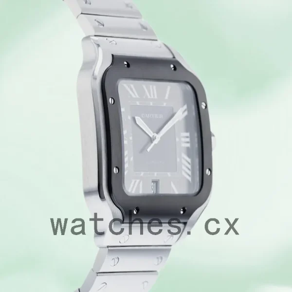 Cartier Santos WSSA0037 Men's 39mm Black Dial - Image 4