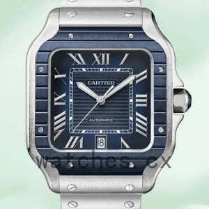 Cartier Santos WSSA0048 Men's 39mm Silver-tone