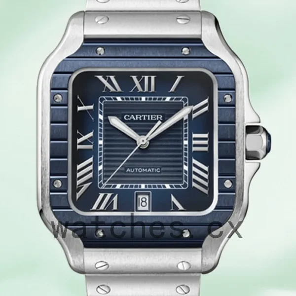 Cartier Santos WSSA0048 Men's 39mm Silver-tone