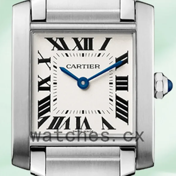 Cartier Tank Francaise WSTA0005 25mm/34mm Ladies Silver-tone