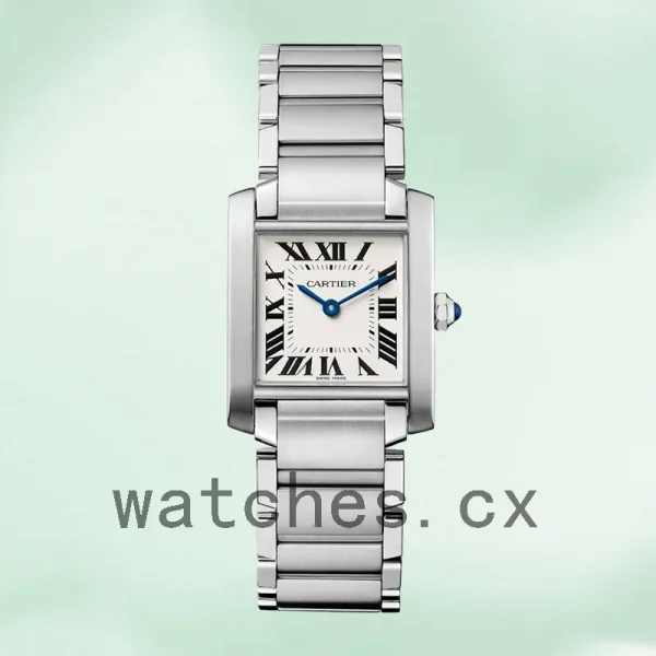 Cartier Tank Francaise WSTA0005 25mm/34mm Ladies Silver-tone - Image 2