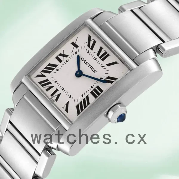Cartier Tank Francaise WSTA0005 25mm/34mm Ladies Silver-tone - Image 3