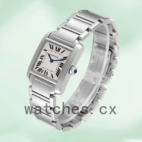 Cartier Tank Francaise WSTA0005 25mm/34mm Ladies Silver-tone - Image 4