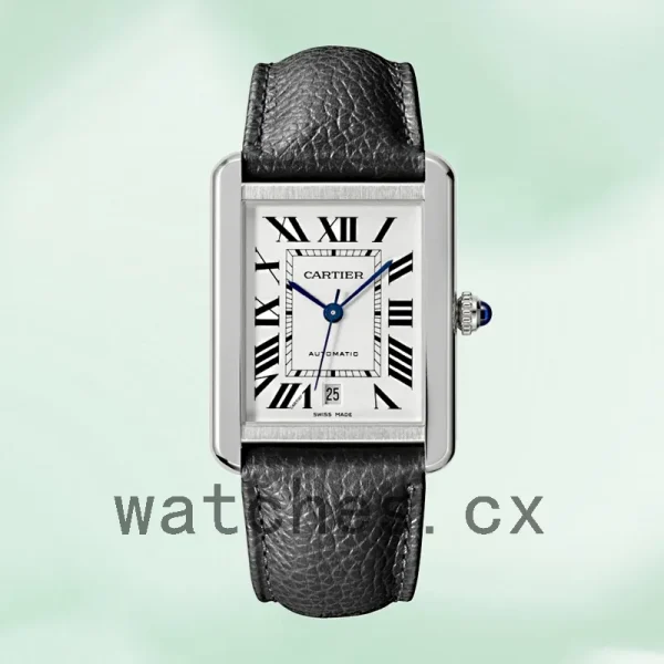 Cartier Tank Solo Men's 31mm WSTA0029 Leather Strap - Image 2