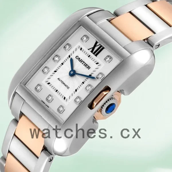 Cartier Tank Anglaise WT100025 Men's 36mm Quartz Bracelet - Image 3