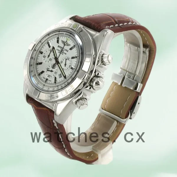 Breitling Chronomat 44 Men's 43mm ChronomatW002 Silver-tone Strap - Image 3