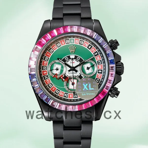 Rolex Daytona DIW Men's 40mm Green Dial Automatic - Image 2