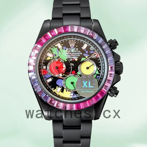 Rolex Daytona Men's DIW 40mm Black-tone - Image 2