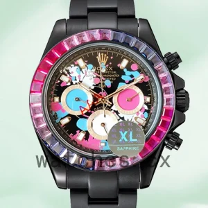 Rolex Daytona 40mm DIW Men's Colorful Dial Black-tone
