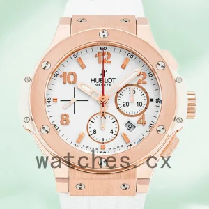 Hublot Big Bang 44mm Men 301.PE.230.RW.114 White Dial Rubber Band