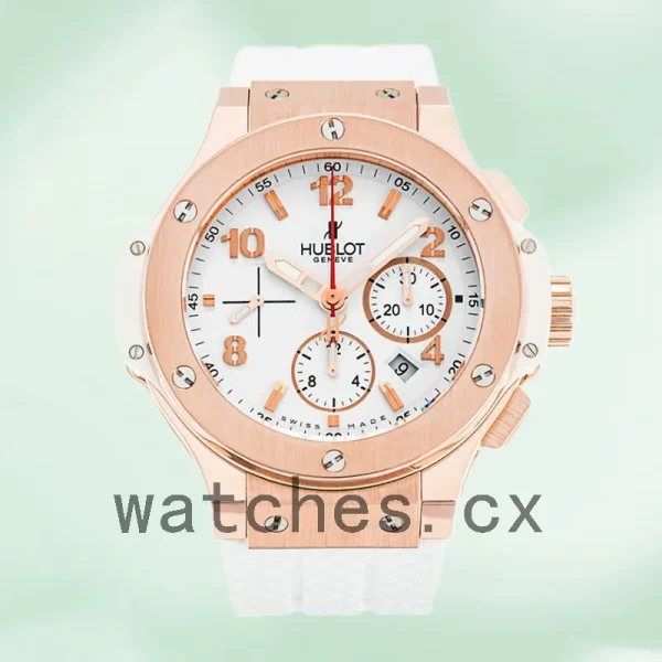 Hublot Big Bang 44mm Men 301.PE.230.RW.114 White Dial Rubber Band - Image 2