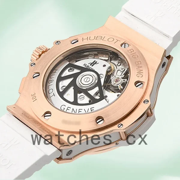 Hublot Big Bang 44mm Men 301.PE.230.RW.114 White Dial Rubber Band - Image 3