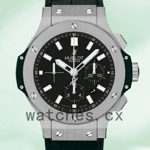 Hublot Big Bang 301.SX.1170.GR Men 44mm Black Dial Leather Strap