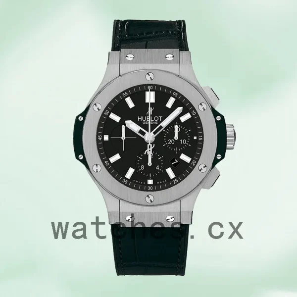 Hublot Big Bang 301.SX.1170.GR Men 44mm Black Dial Leather Strap - Image 2