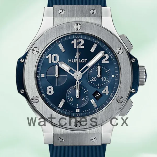 Hublot Big Bang 301.SX.710.RX Men's 44mm Silver-tone Blue Dial