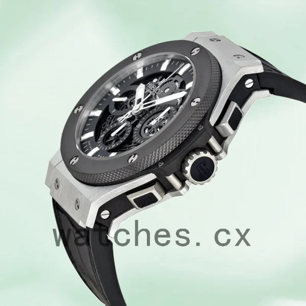 Hublot Big Bang 311.SM.1170.GR 44mm Men Leather Strap Silver-tone - Image 3