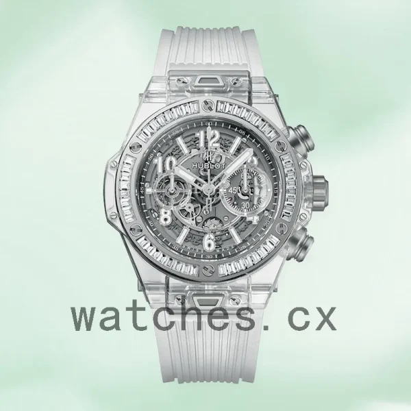 Hublot Big Bang 411.JX.4802.RT.1904 45mm Men's Transparent Rubber Band - Image 2