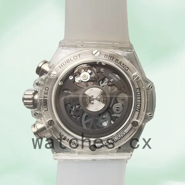 Hublot Big Bang 411.JX.4803.RT.4099 45mm Men Transparent Skeleton Dial - Image 3