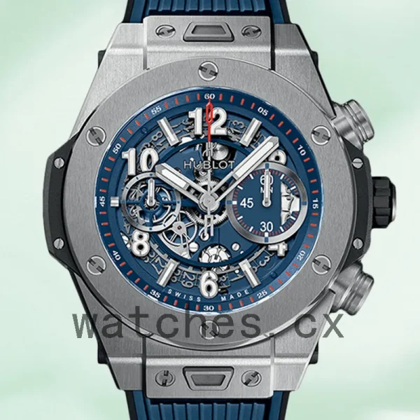 Hublot Big Bang Men 411.NX.5179.RX 46mm Rubber Band Silver-tone