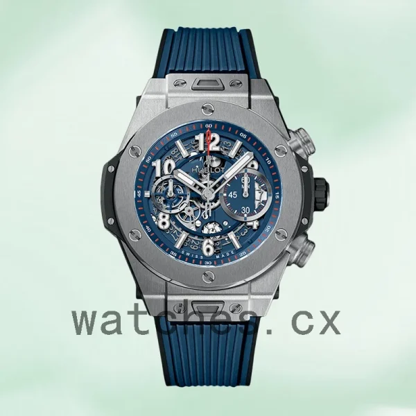Hublot Big Bang Men 411.NX.5179.RX 46mm Rubber Band Silver-tone - Image 2