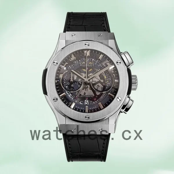 Hublot Tourbillon Skeleton Titanium 506.NX.0170.LR Men 45mm Hand Wind/Quartz Silver-tone - Image 2