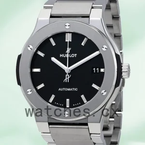 Hublot Classic Fusion 45mm Men's 510.NX.1170.NX Silver-tone