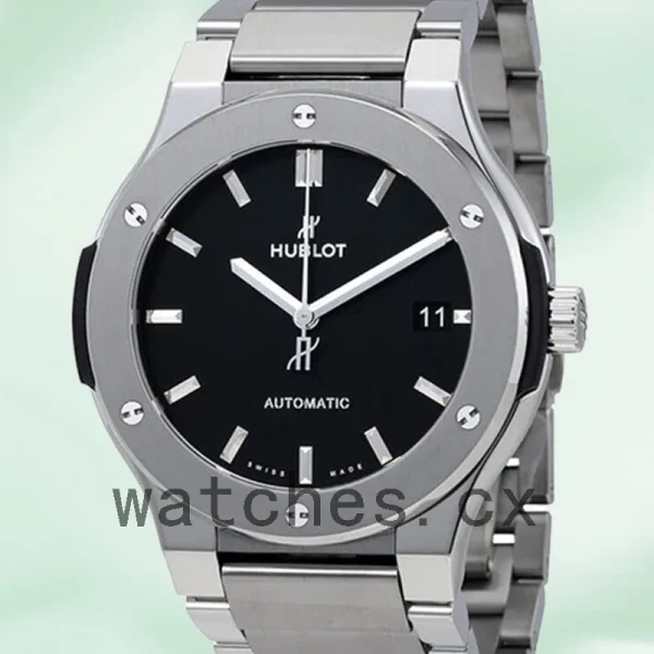 Hublot Classic Fusion 45mm Men's 510.NX.1170.NX Silver-tone