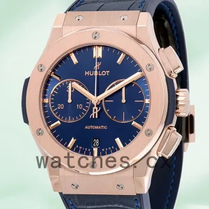 Hublot Classic Fusion 42mm 521.OX.7180.LR Men Blue Dial