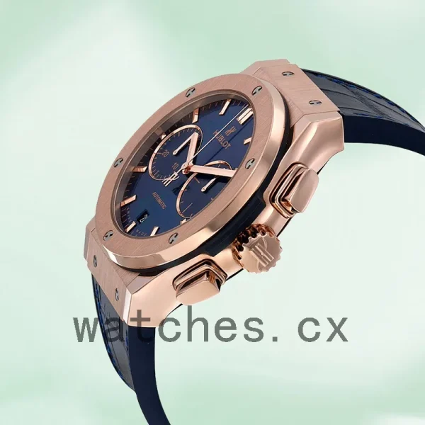 Hublot Classic Fusion 42mm 521.OX.7180.LR Men Blue Dial - Image 3